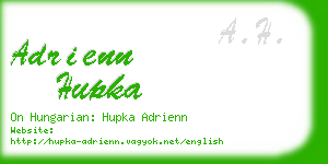 adrienn hupka business card